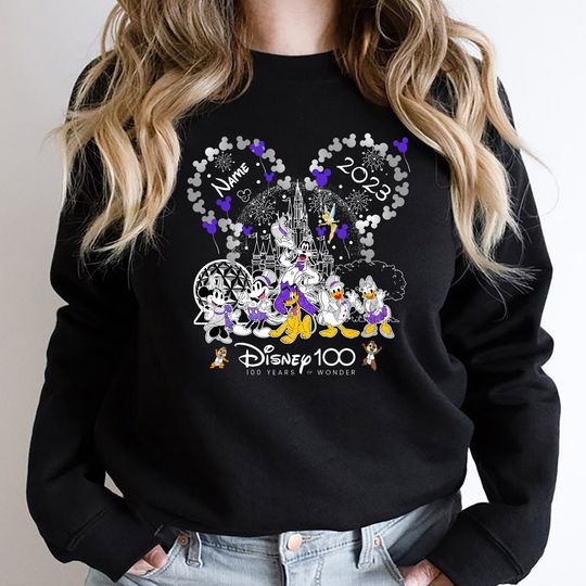 100 Year of Wonder Anniversary Sweatshirt, Disney 100th Anniversary Sweatshirt