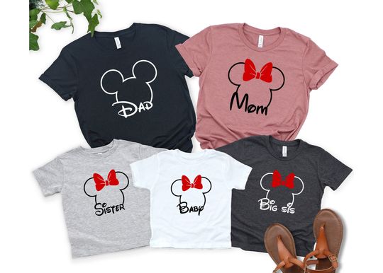 Custom Disney Family Vacation Shirts, Disney Shirts, Disney Trip Shirt
