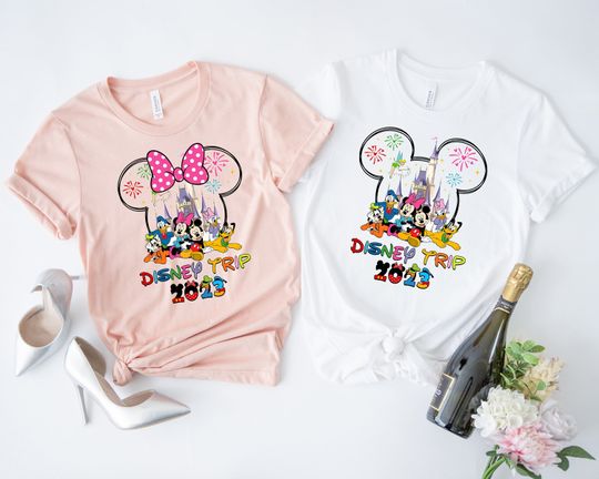 Disney Trip Shirt, Disney Trip 2023 Shirt, 2023 First Disney Trip, Couple 2023 Shirt