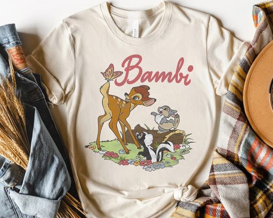 Disney Bambi Group Shot Logo Shirt, Magic Kingdom