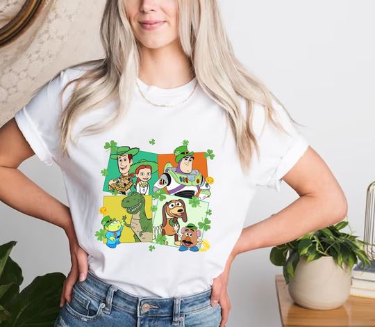 Toy Story St Patricks Day Shirt, Disney Shamrock Shirt