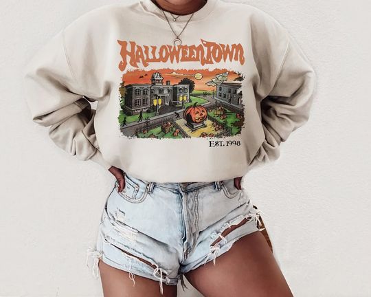 HalloweenTown 1998 Sweatshirt, Halloween Town Fall Sweatshirt, Pumpkin Halloween Sweatshirt, Disney Halloween Sweatshirt