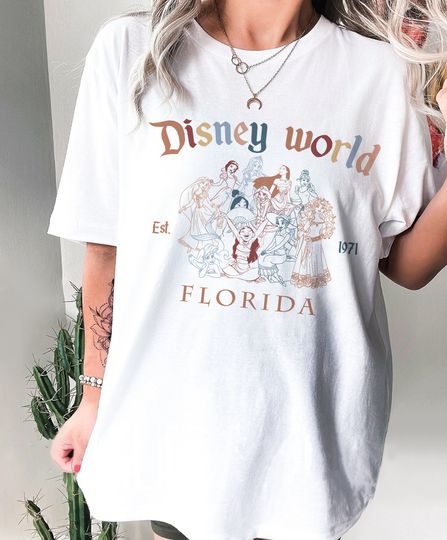 Discover Vintage Disney world Princess shirt