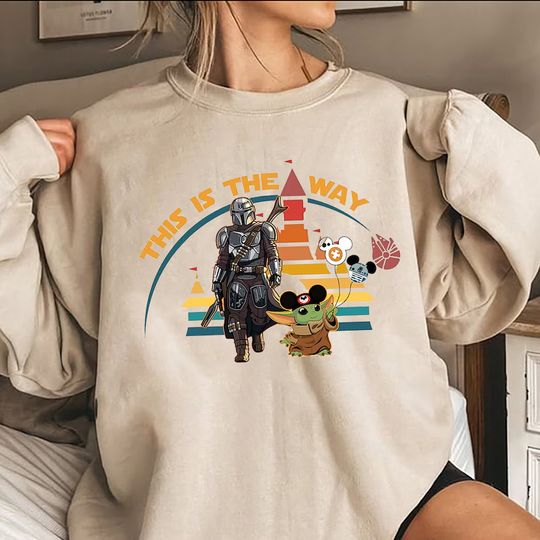 S.tar W.ar Sweatshirt, Disney The Dadalorian This Is The Way, The Mandalorian Sweatshirt