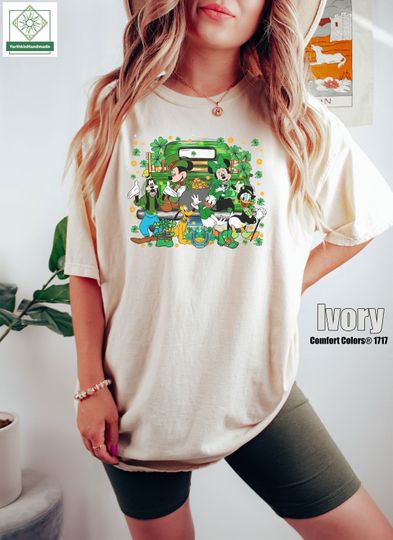 Disney St Patricks Day Shirt, Lucky Mickey & Friends Shirt