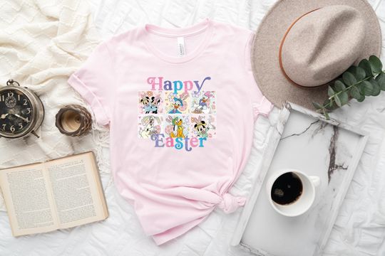 Disney Characters Happy Easter Shirt, Mickey And Friends T Shirt
