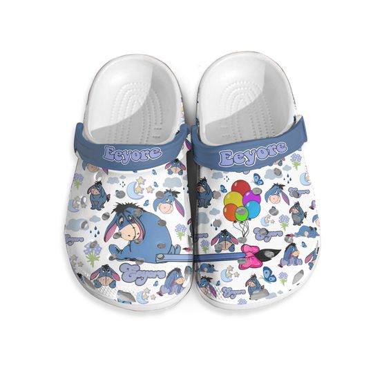 Disney Winnie The Pooh Eeyore Clogs, Disney Clogs