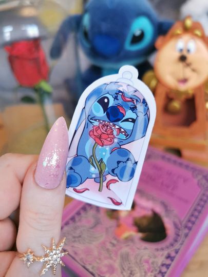 Stitch Belle Jar Sticker Stitch Crashes Disney Sticker