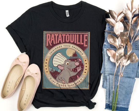 Disney and Pixars Ratatouille Chef Remy Lets Cook Together Shirt