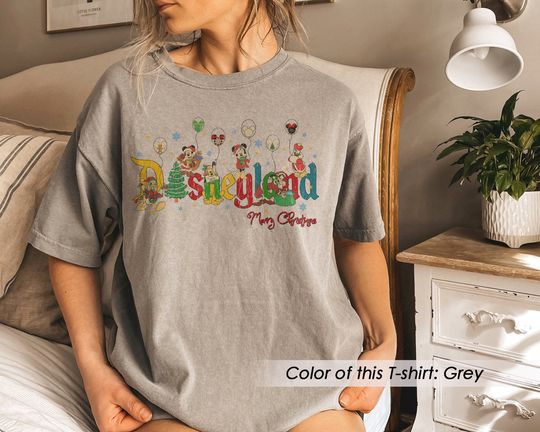 Discover Retro Mickey And Friends Shirt, Disney Balloons Christmas Shirt