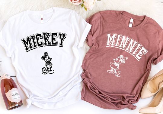 Minnie Mickey Matching Shirt, Couple Disney Shirt, Matching Tee, Disneyland Apparel