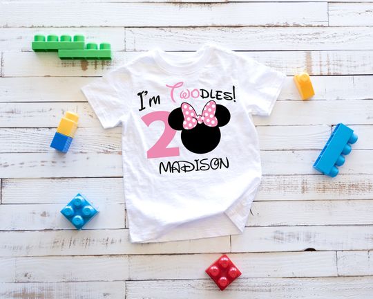I'm Twodles Birthday Shirt | Minnie Mouse Birthday Shirt | Disney Birthday Shirt