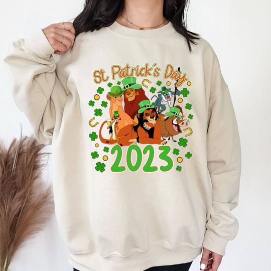 Disney Lion King 2023 Happy Patrick Day Simba Nala Patrick Day