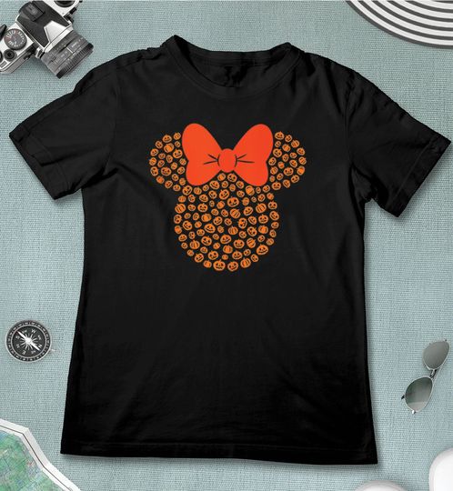 Disney Minnie Mouse Jack-O'-Lanterns Halloween Shirt, Disney Shirt