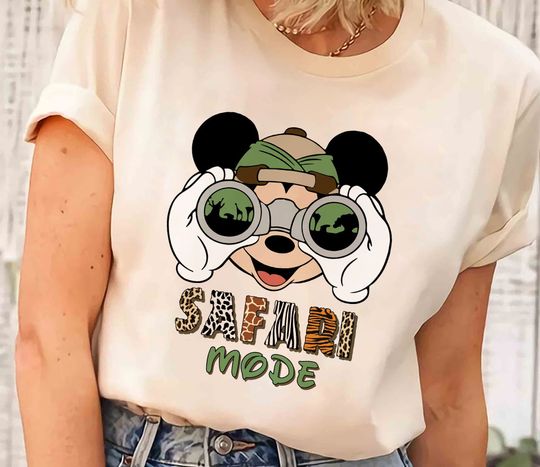 Mickey Safari Shirt, Animal Kingdom Shirt, Disney Animal Kingdom