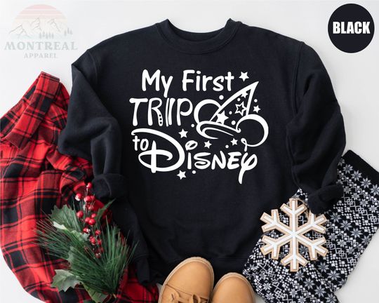 My First Disney Trip, Disney Sweatshirt, Disney Family Sweatshirt, Disneyland Sweatshirt