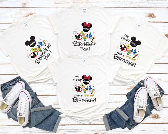 My 1st Disney Trip -Disney shirt - Minnie Mouse shirt-Mickey Disney shirt- Disney Family Trip shirts