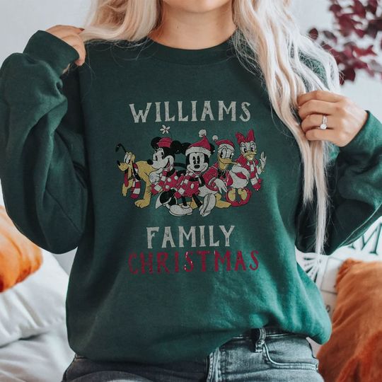 Vintage Disneyland Christmas Sweatshirt