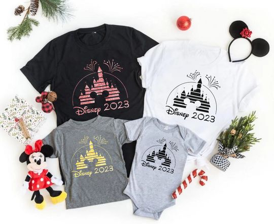 Disney 2023 Family Trip Shirt, Disney Family Vacation Shirt, Disneyland Trip Gift Shirt