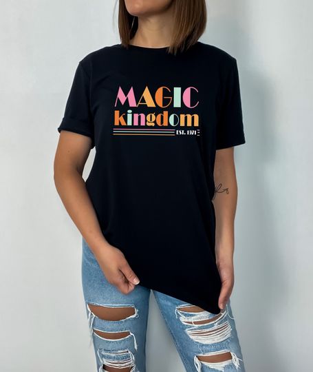 Magic Kingdom shirt, Retro Magic Kingdom, Disney World shirt