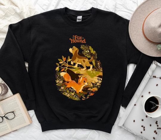 The Fox and The Hound Sweatshirt, Disney Mickey Sweatshirt