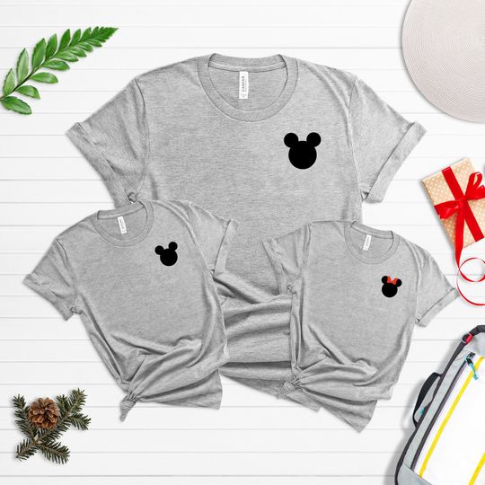 Mickey Head Shirt, Minnie Head Shirt, Disney Vacation Shirt, Minnie Mouse Shirt