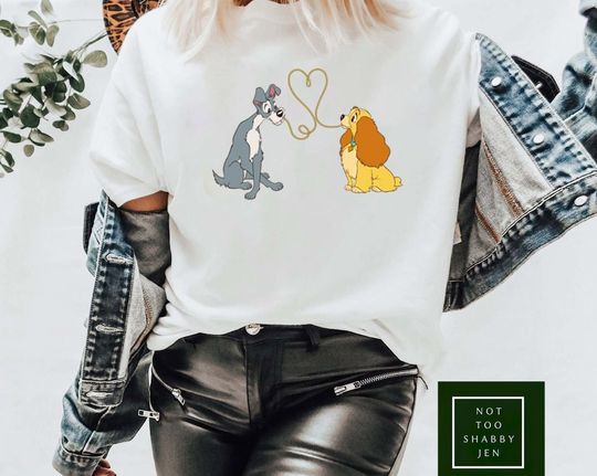 Disney Lady and The Tramp Bella Notte Sweatshirt, Disney Shirt