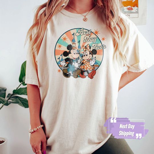 Vintage Disney Best Day Ever Shirt, Vintage Disneyland Shirt, Disney Family matching shirt