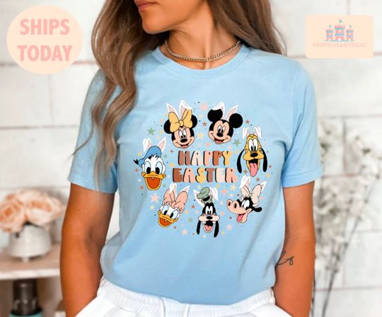 Disney Easter Shirts, Mickey And Friends Easter Shirt