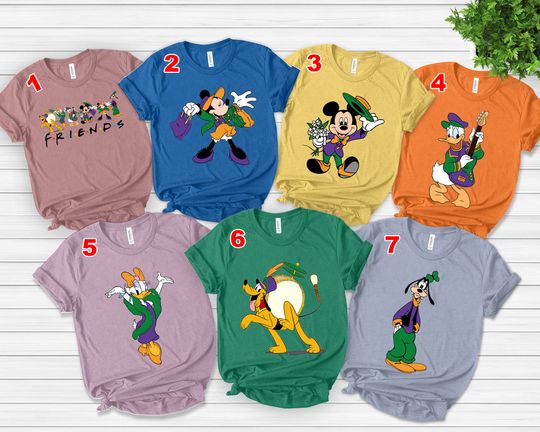 Disney Mardi Gras Shirt, Mickey and Friends Shirt