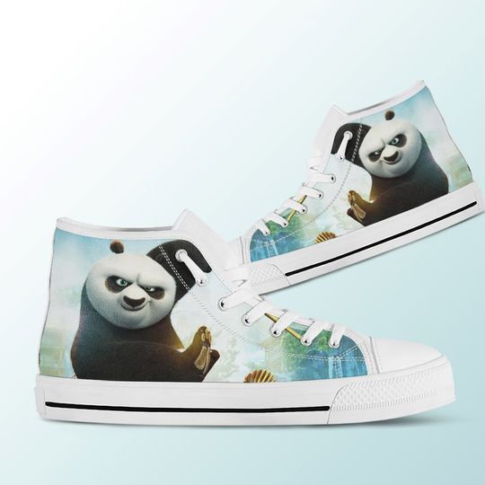 Kung Fu Panda shoes, Disney High Top Sneakers
