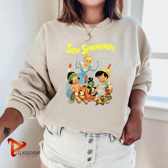 Discover Silly Symphony Sweatshirt, Disney Comic Sweatshirt