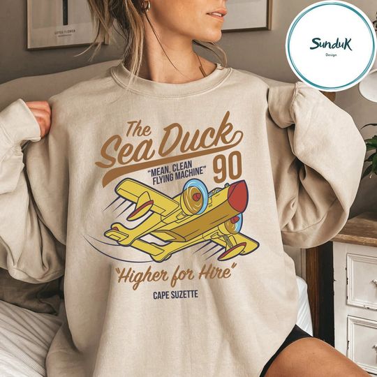 Disney Talespin The Sea Duck Show Sweatshirt