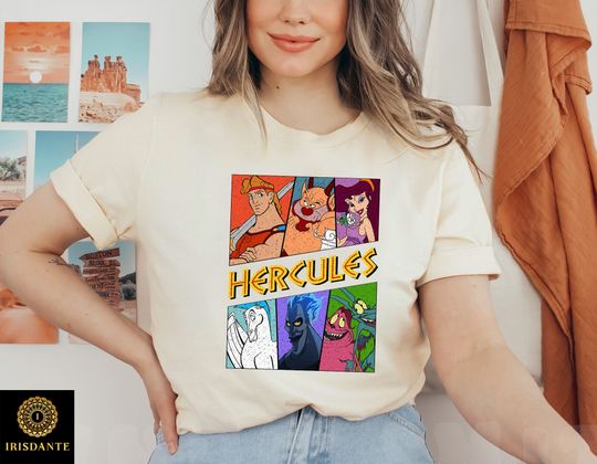 Vintage Hercules Shirt Disney Hercules Megara Hades Shirt