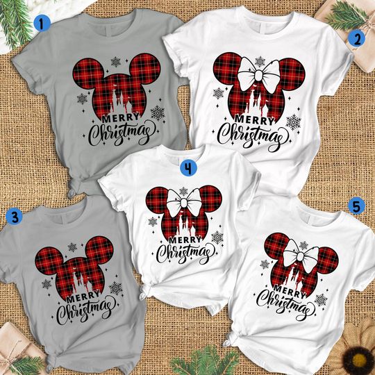 Family Christmas Matching Shirt, Merry Christmas DIsney Shirt