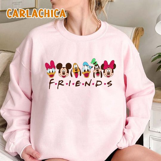 Disney Valentine Friends Shirt, Retro Disney Mickey Minne Valentine Sweatshirt