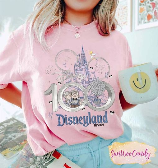 Disney 100 Years of Wonder Shirt, Carl And Ellie Shirt, Disney Shirt