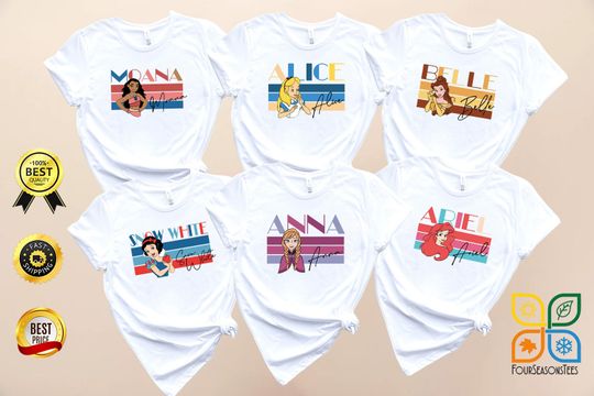 Custom Princess Shirt, Disney Princess Shirt,Aurora, Snow White, Birthday Girl