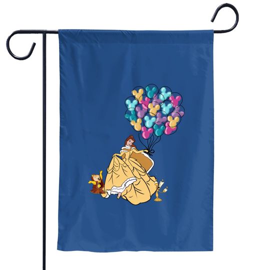 Disney Belle Garden Flags, Beauty And The Beast Garden Flags, Belle Princess