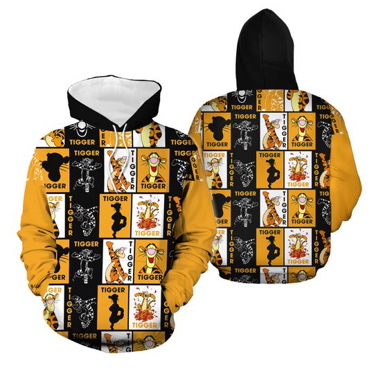 Disney Tigger Hoodie, Disney Tigger Joggers, Animal Kingdom Hoodie, Disney Hoodie