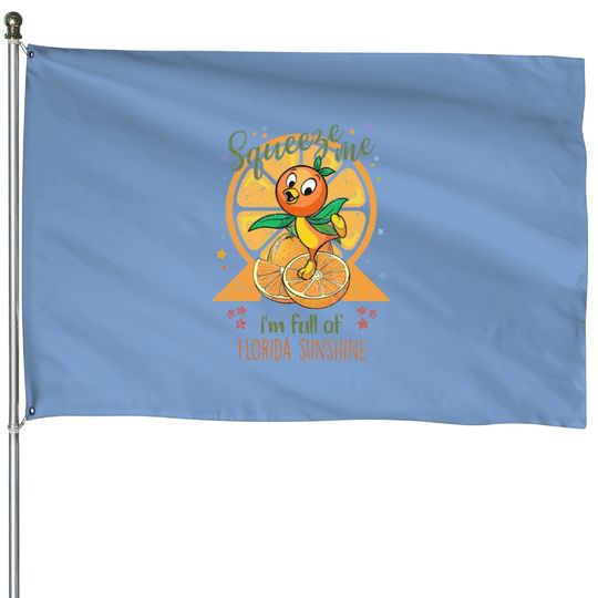 Vintage Disney Orange Bird House Flags, Disney Epcot House Flags, Floral Disney Epcot International Flower and Garden Festival 2023