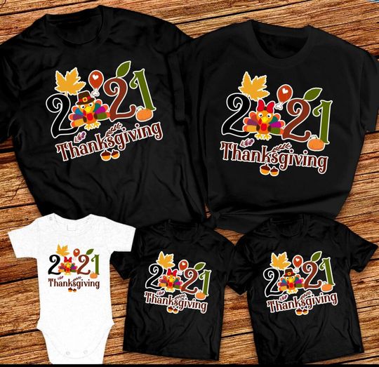 Thanksgiving Family 2021 T-Shirt
