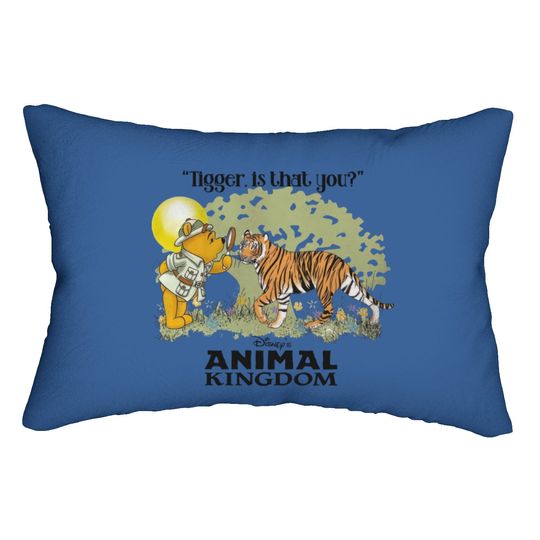Tigger Is that you Funny Winnie tho Pooh Lumbar Pillows, Disney Animal Kingdom Lumbar Pillows