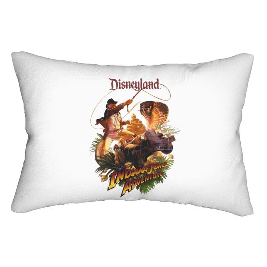 Indiana Jones Adventure Disneyland 1995 Comfort Colors Lumbar Pillows,Indiana Jones Lumbar Pillows