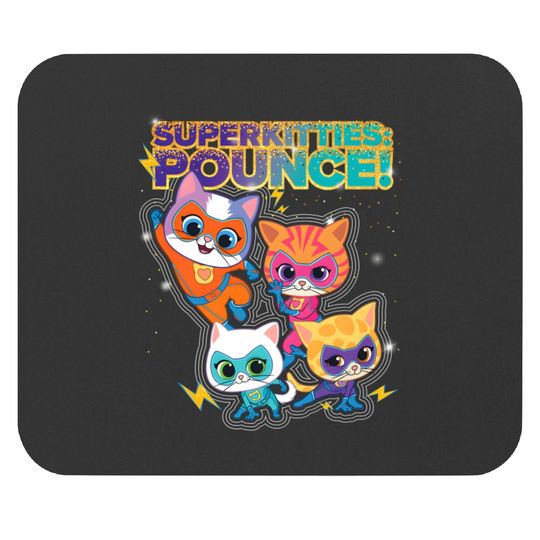Disney Junior SuperKitties Squad Pounce Group Shot Mouse Pads, Magic Kingdom WDW Mouse Pads