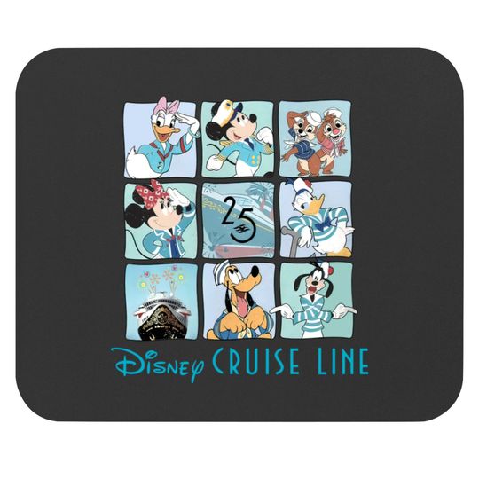 Disney Cruise line 25th anniversary Mouse Pads, Silver anniversary at sea Mouse Pads, Family cruise 2023 Mouse Pads