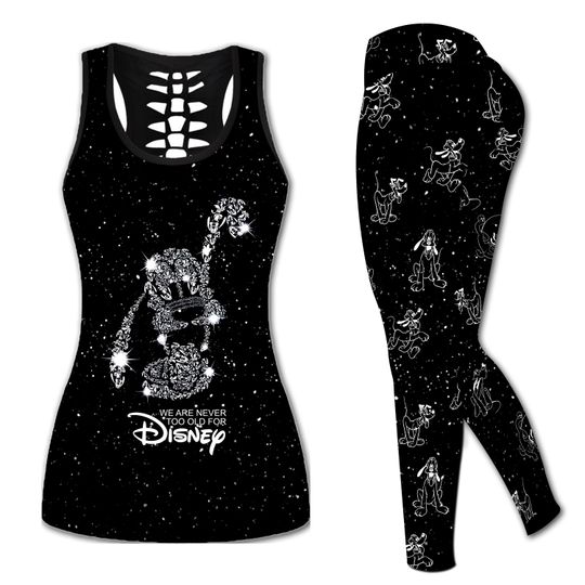 Pluto Shirt, Pluto Womens Tank Top, Pluto Gym Leggings, Disney Yoga Tank Top, Disney Pluto Leggings