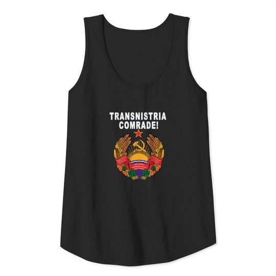 Transnistria Is Paradise Funny Soviet Communist Tank Top
