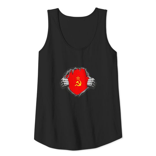 Chest USSR / gift Soviet Union Russia Moscow Tank Top