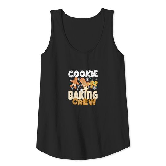 Cookie Baking Crew Authentic Christmas Baker Team Tank Top